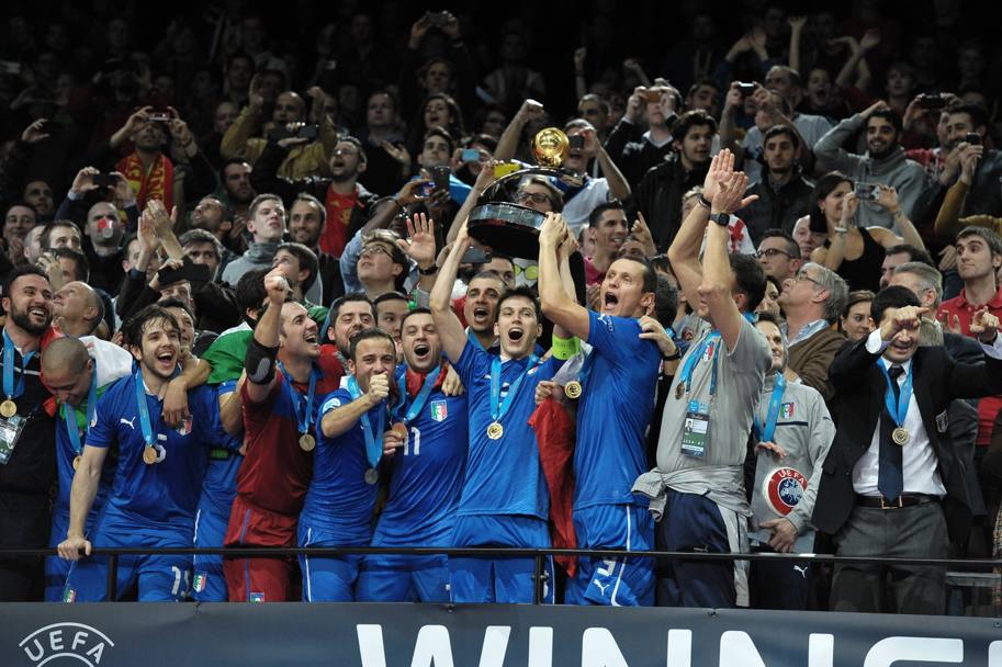 La premiazione, Italia campione